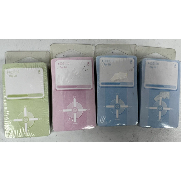 Vintage Classic IPod Self Stick Notes Lot of 4 90 each - Picture 1 of 3